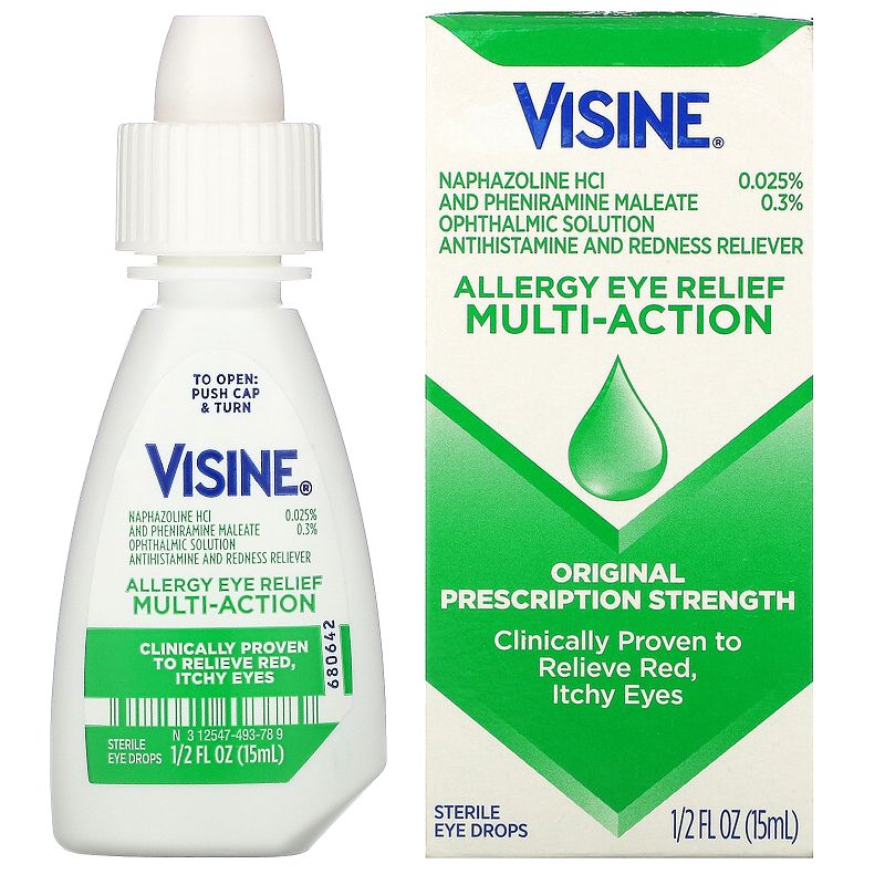 Visine Allergy Eye Relief Multi-action Eye Drops